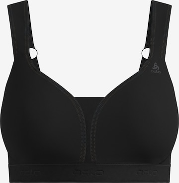 Push-up Reggiseno 'PADDED HIGH' di ODLO in nero: frontale