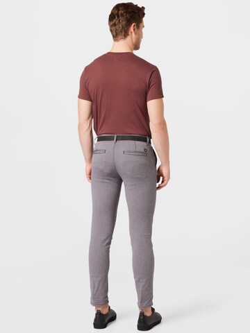 TOM TAILOR DENIM - Regular Calças chino em cinzento