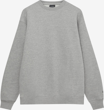 Pull&Bear Sweatshirt in Grey: front