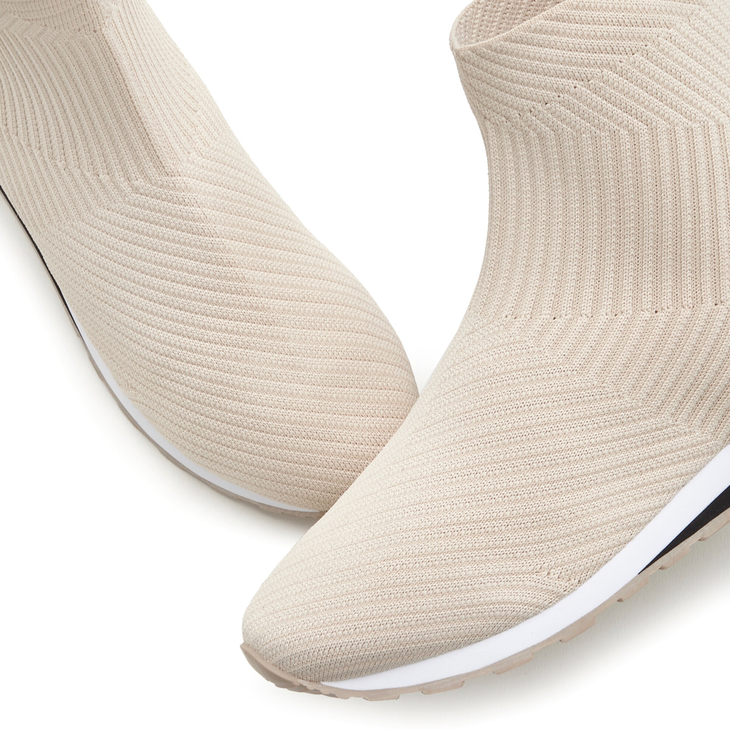 VIVANCE High-Top Sneakers in Beige