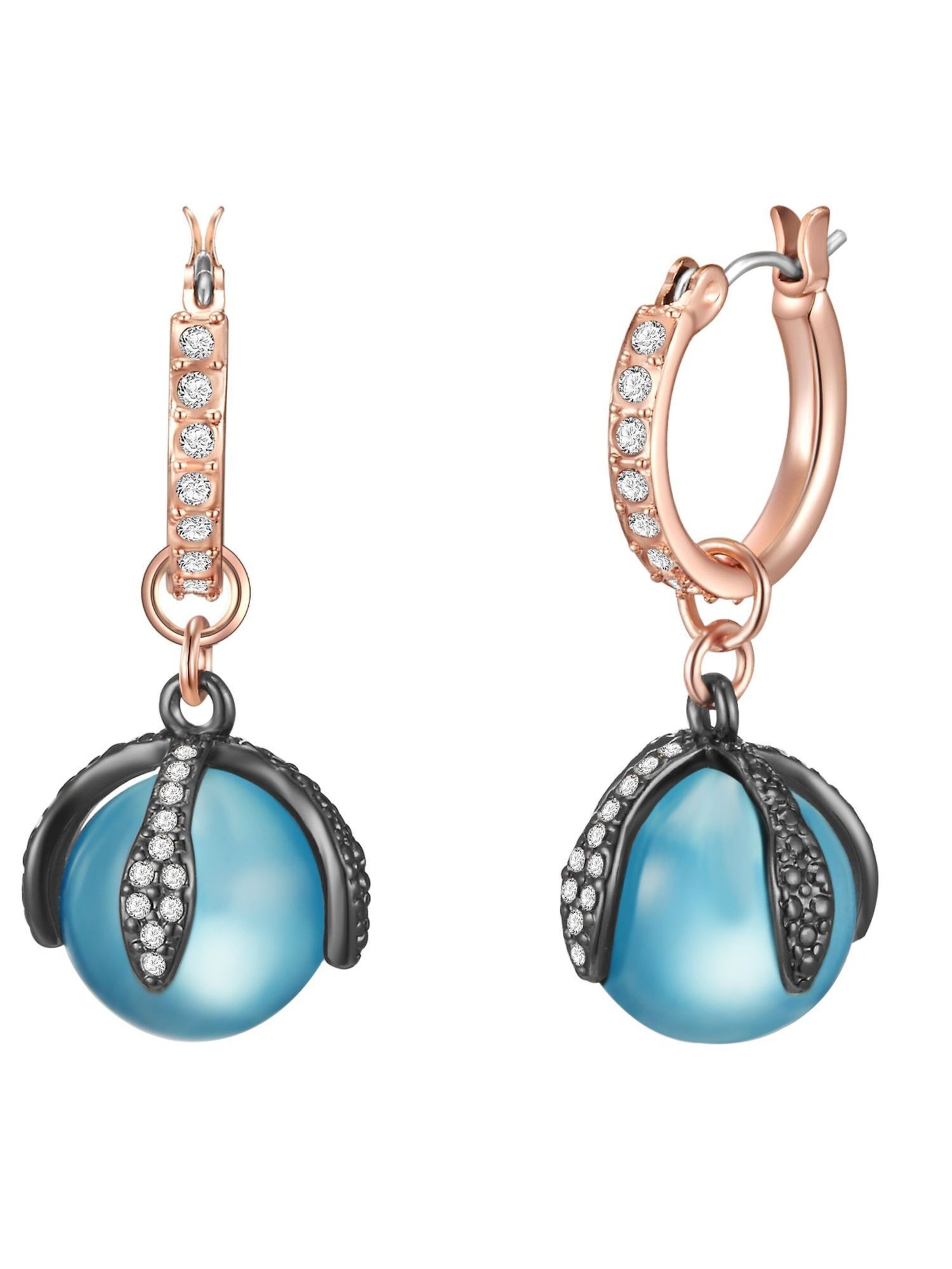 Lulu & Jane Ohrringe in Blau: Vorderseite