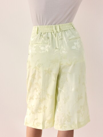 Loosefit Pantalon à pince 'Tabitha Simmons X Next' Next en vert