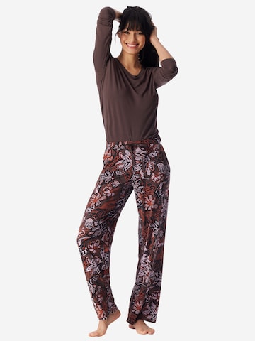 SCHIESSER Pyjamabroek ' Mix Relax ' in Bruin