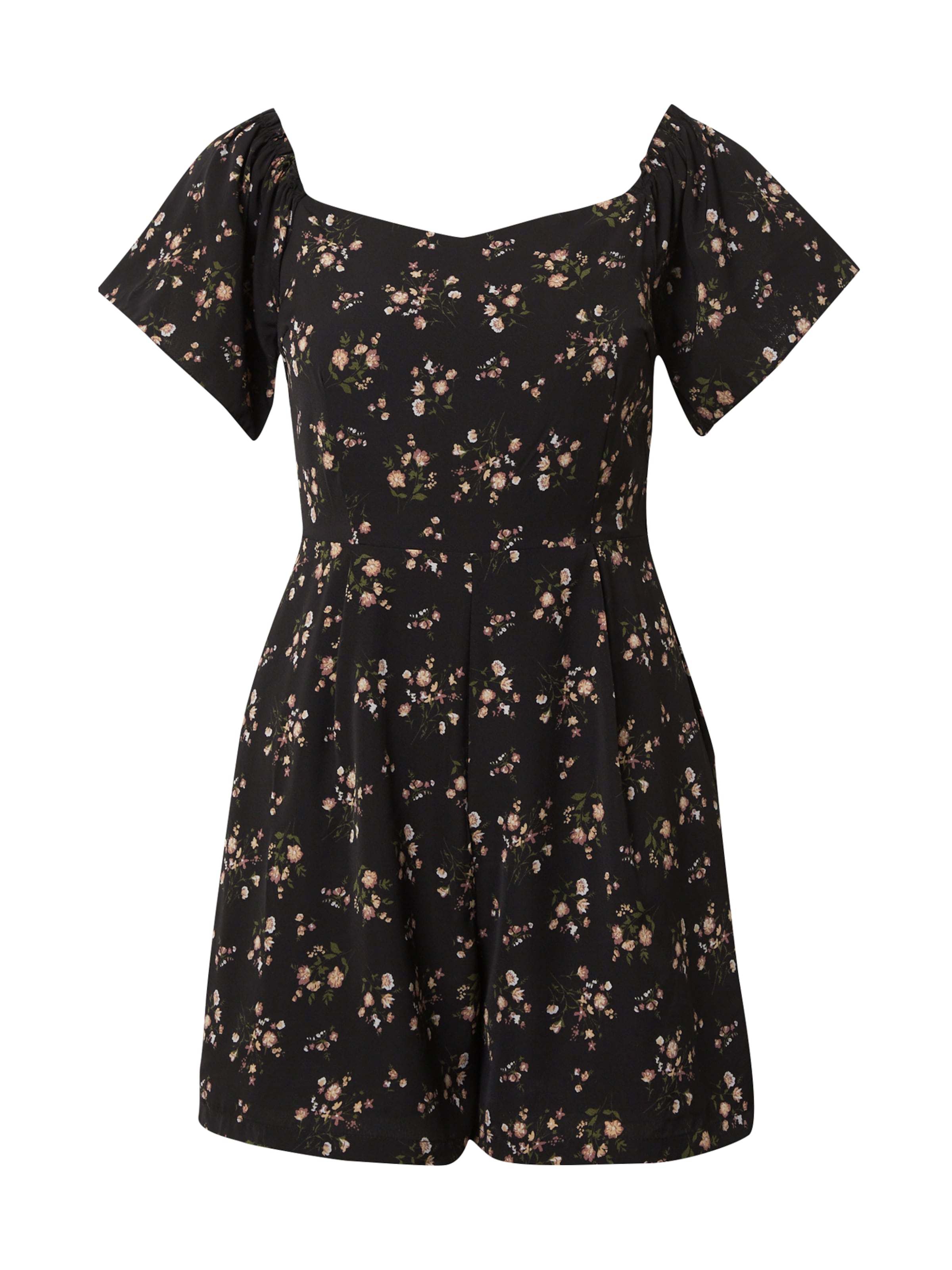 Tuta jumpsuit 'Caya' di ABOUT YOU in nero: frontale