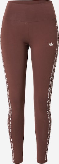 ADIDAS ORIGINALS Leggings 'Abstract Animal Print' en marrón rojizo / blanco, Vista del producto
