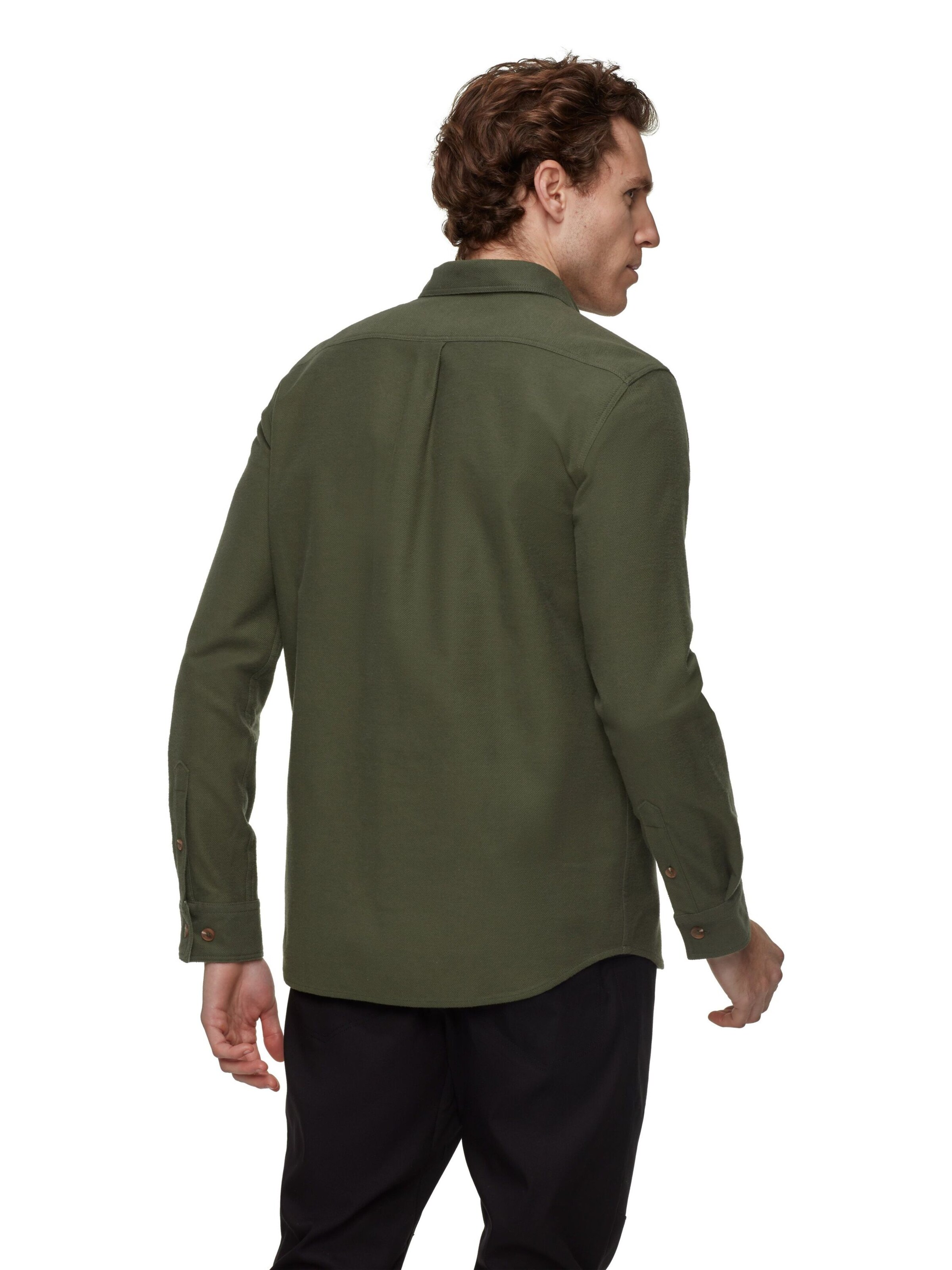 MAMMUT Regular Fit Funktionshemd in Grün