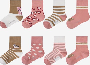 camano Socken in Rot: Vorderseite