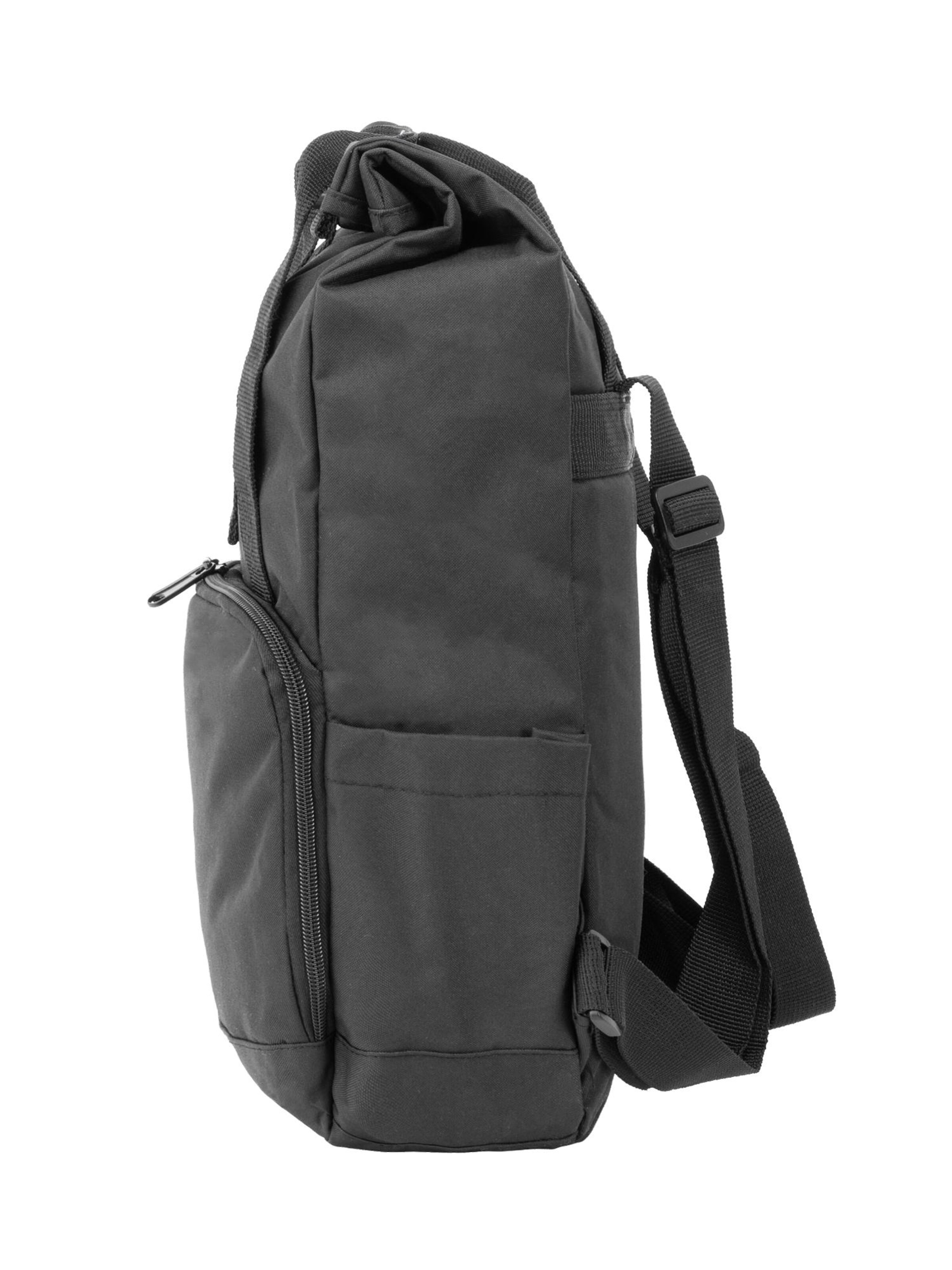 Manufaktur13 Backpack 'Mini Roll-Top DayPack' in Black