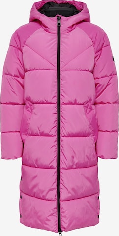 ONLY Winter Coat 'Amanda' in Pink: front