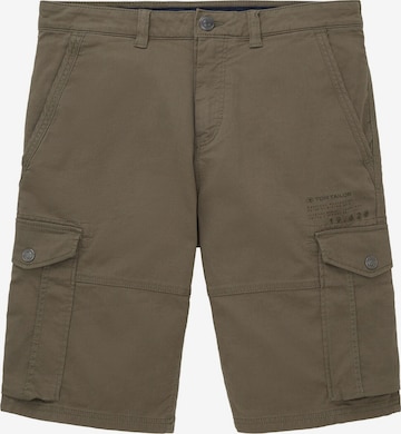 TOM TAILOR Cargo Pants in Green: front