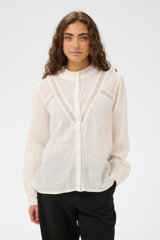 CULTURE Bluse 'CUfirenza' in Weiß: Vorderseite