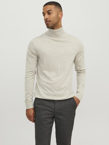JACK & JONES Trui in Beige: voorkant