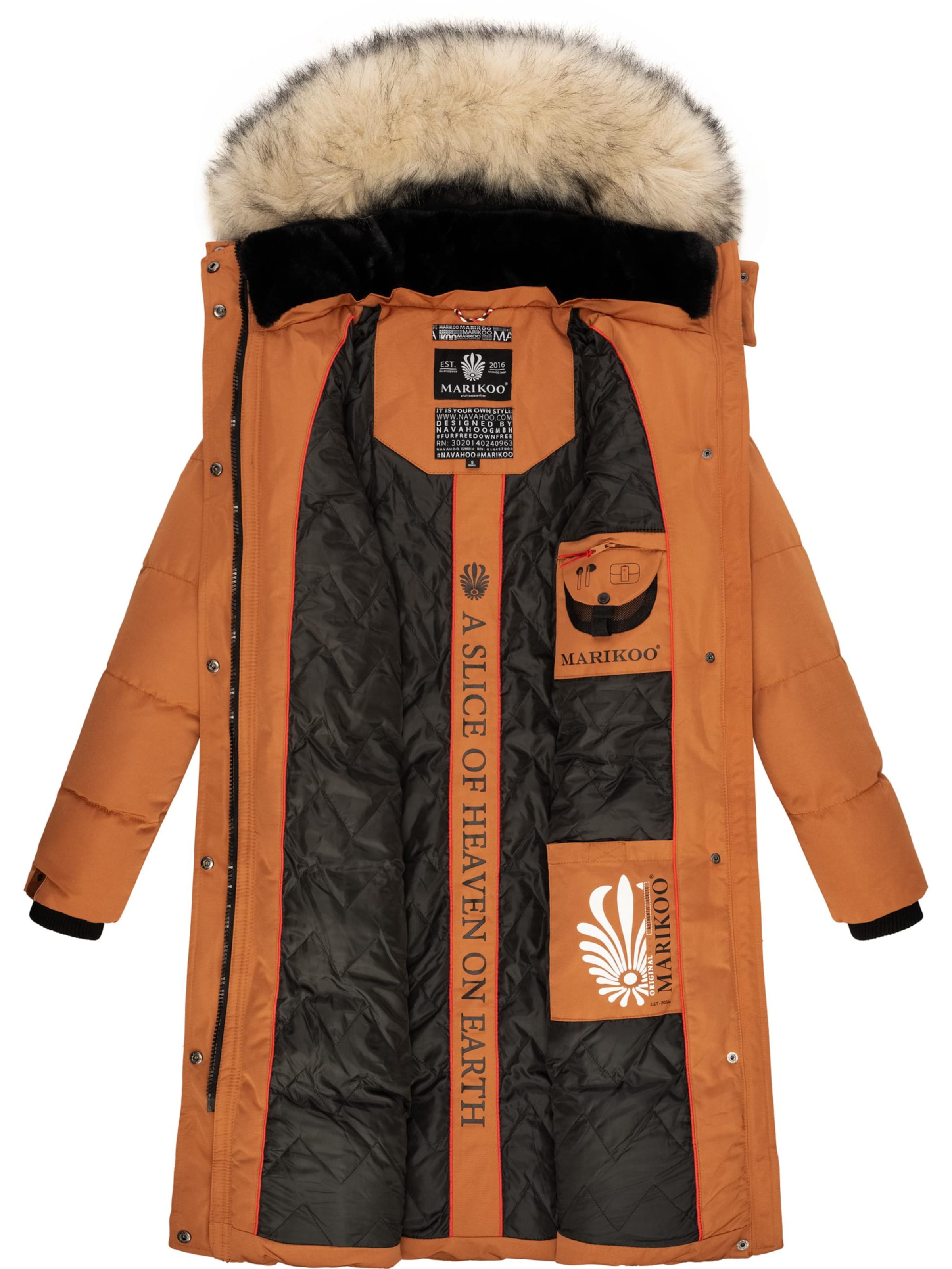 oranžinė MARIKOO Žieminis paltas 'Schneesternchen'
