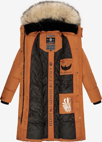 Manteau d’hiver 'Schneesternchen' MARIKOO en orange