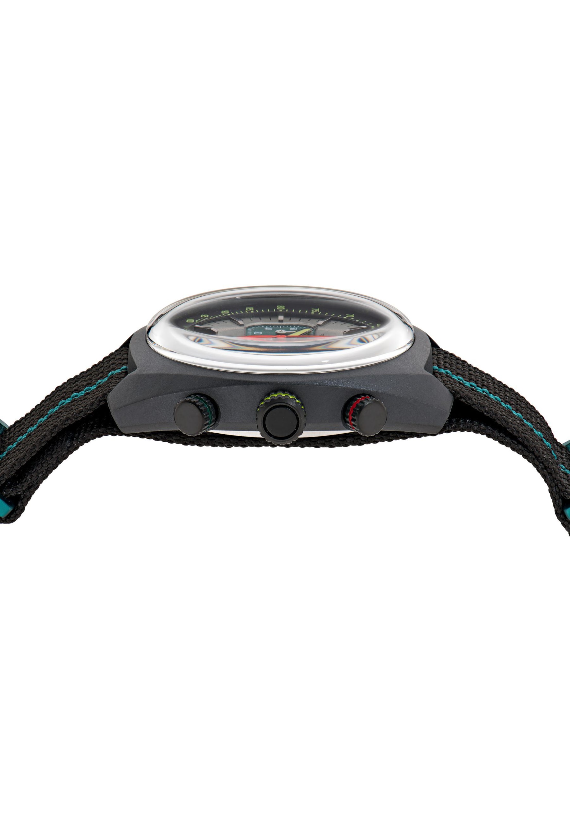 Aston Martin Quartz 'Dwf' in Schwarz