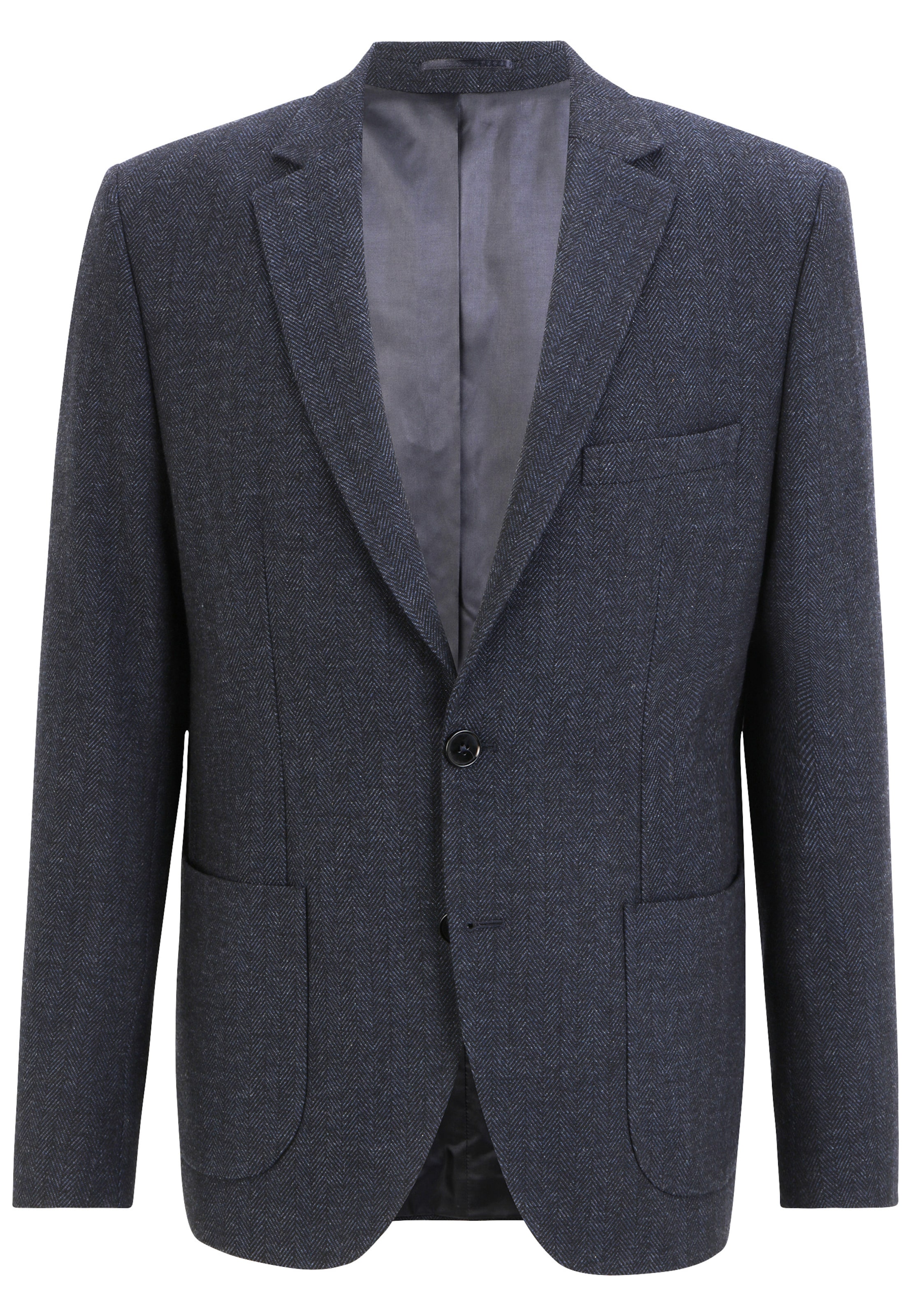 Steffen Klein Slim fit Colbert in Blauw: voorkant