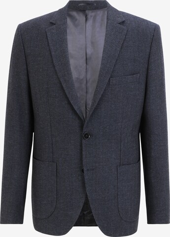 Coupe slim Veste de costume Steffen Klein en bleu : devant