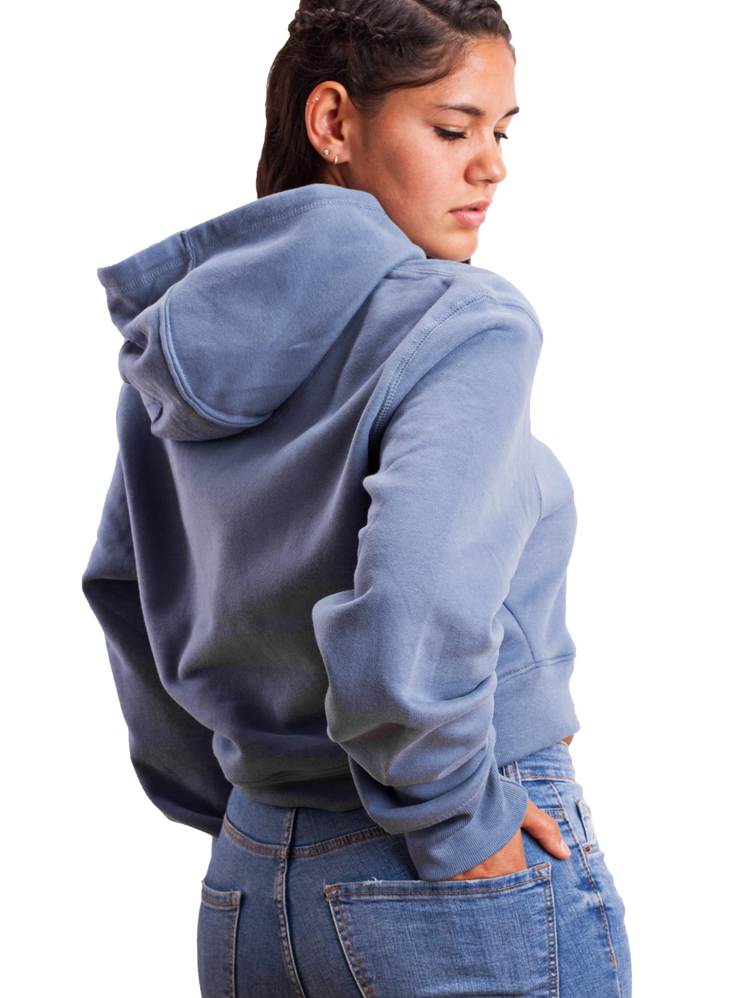 Manufaktur13 Sweatshirt 'Crop Hoodie'‌‌‌‌‌‌‌‌ in Lila