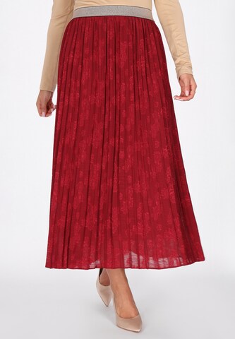 faina - Falda en rojo: frente