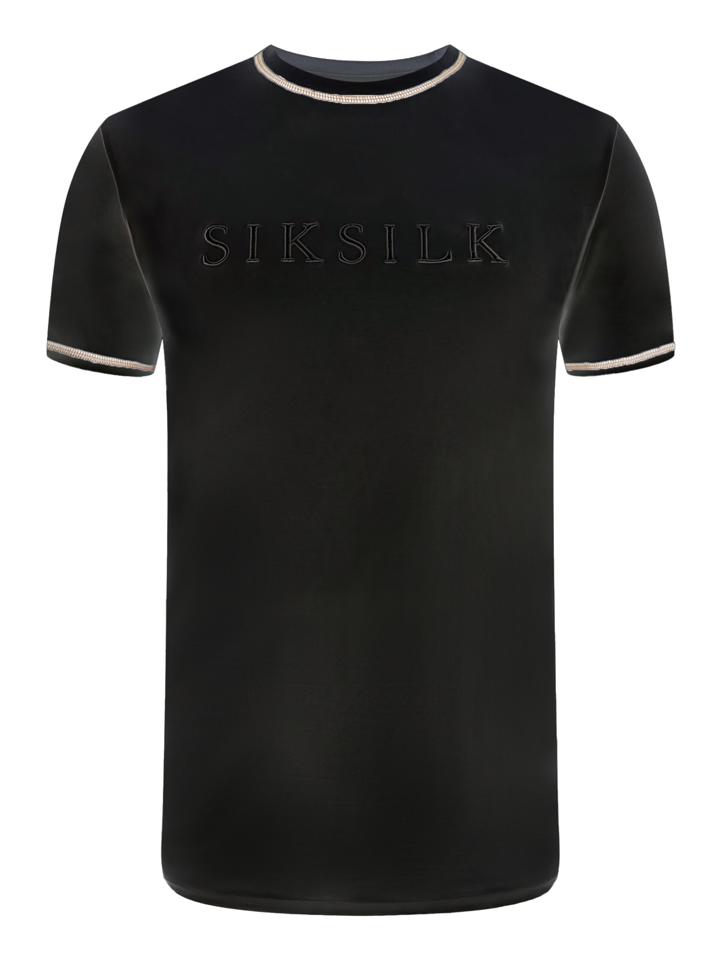SikSilk Shirt in Zwart: voorkant