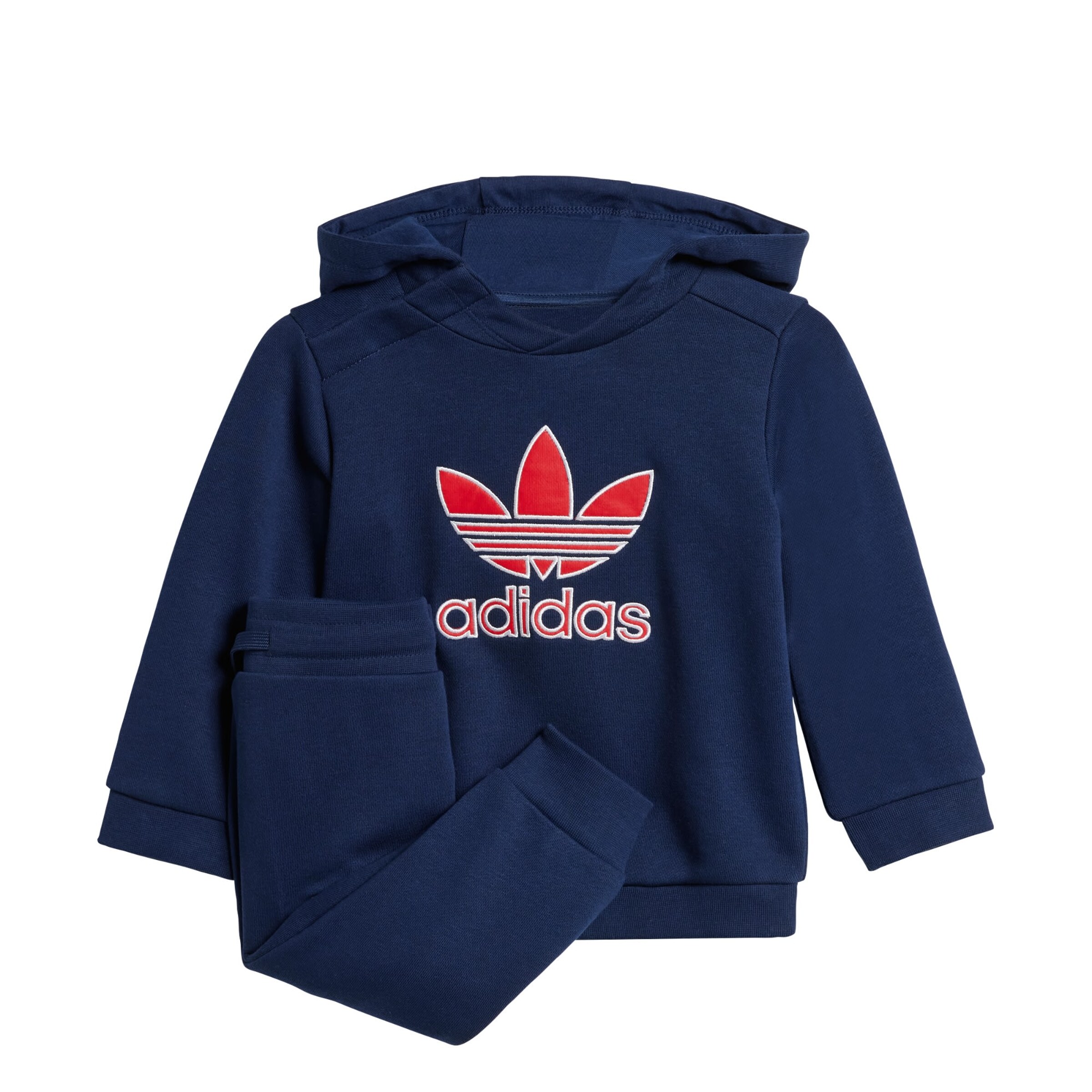 ADIDAS ORIGINALS Sweat suit 'Hoodie Set Big Logo' in Blue
