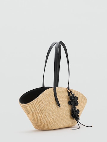 MANGOShopper torba 'SANJI' - bež boja