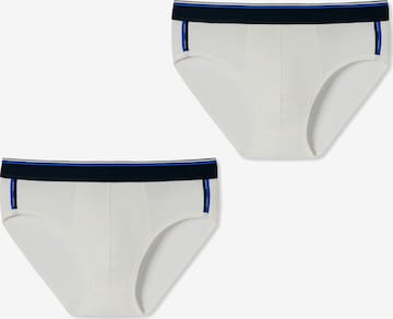 SCHIESSER Panty 'Sustainable Rib' in White: front