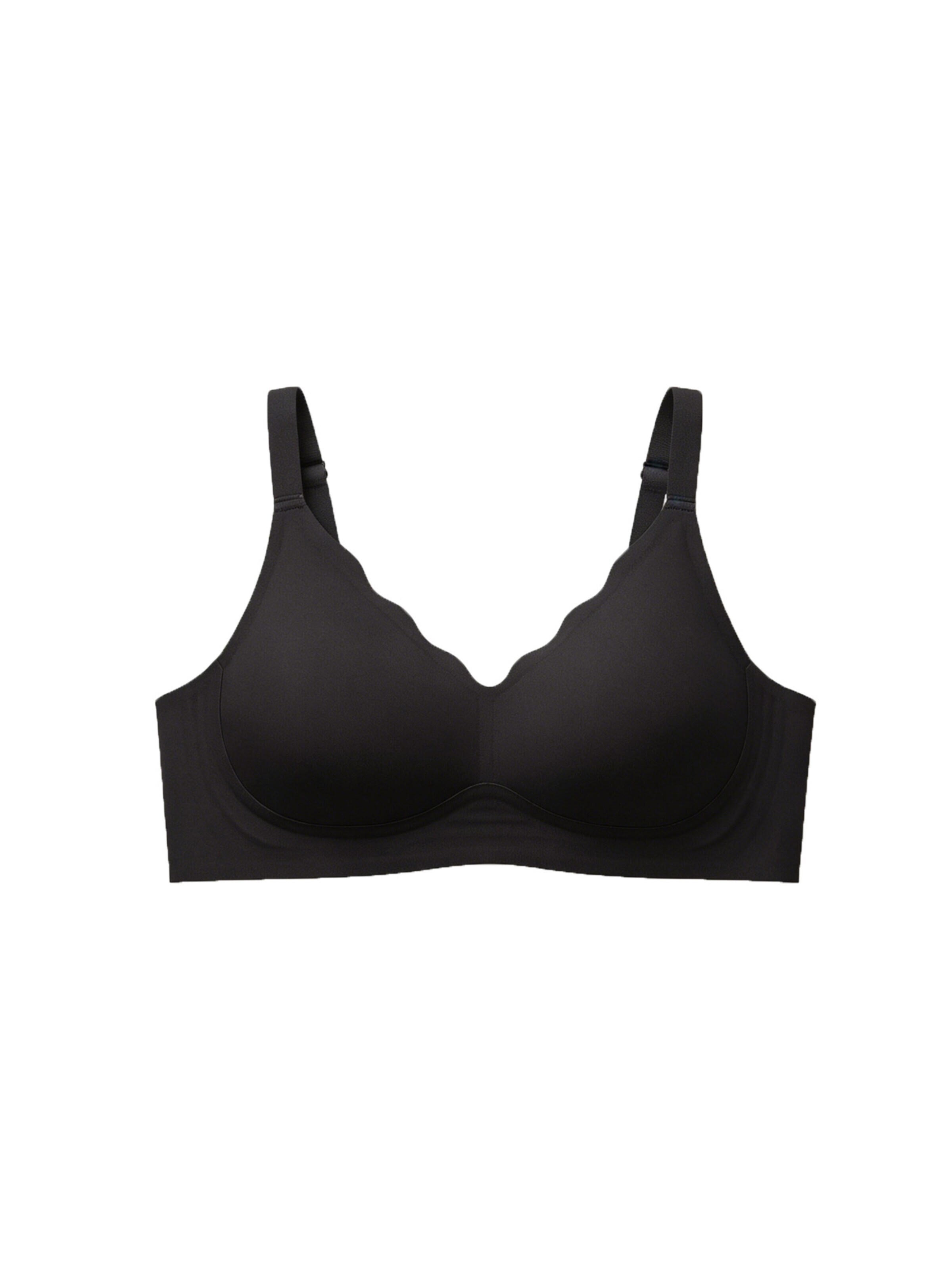 SHARICCA Push-up Bra 'Jelly' in Black: front