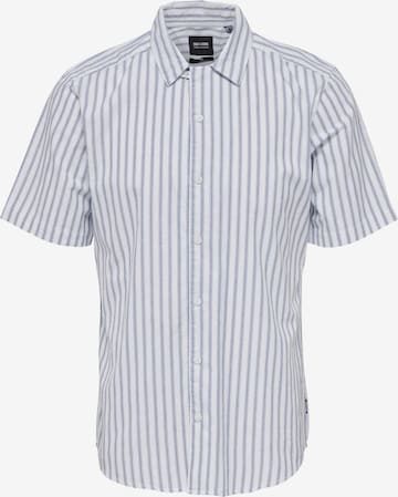 Only & Sons Button Up Shirt 'Alvaro' in Blue: front