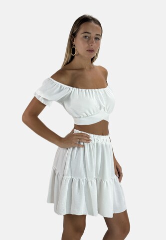 Elara Suit in White