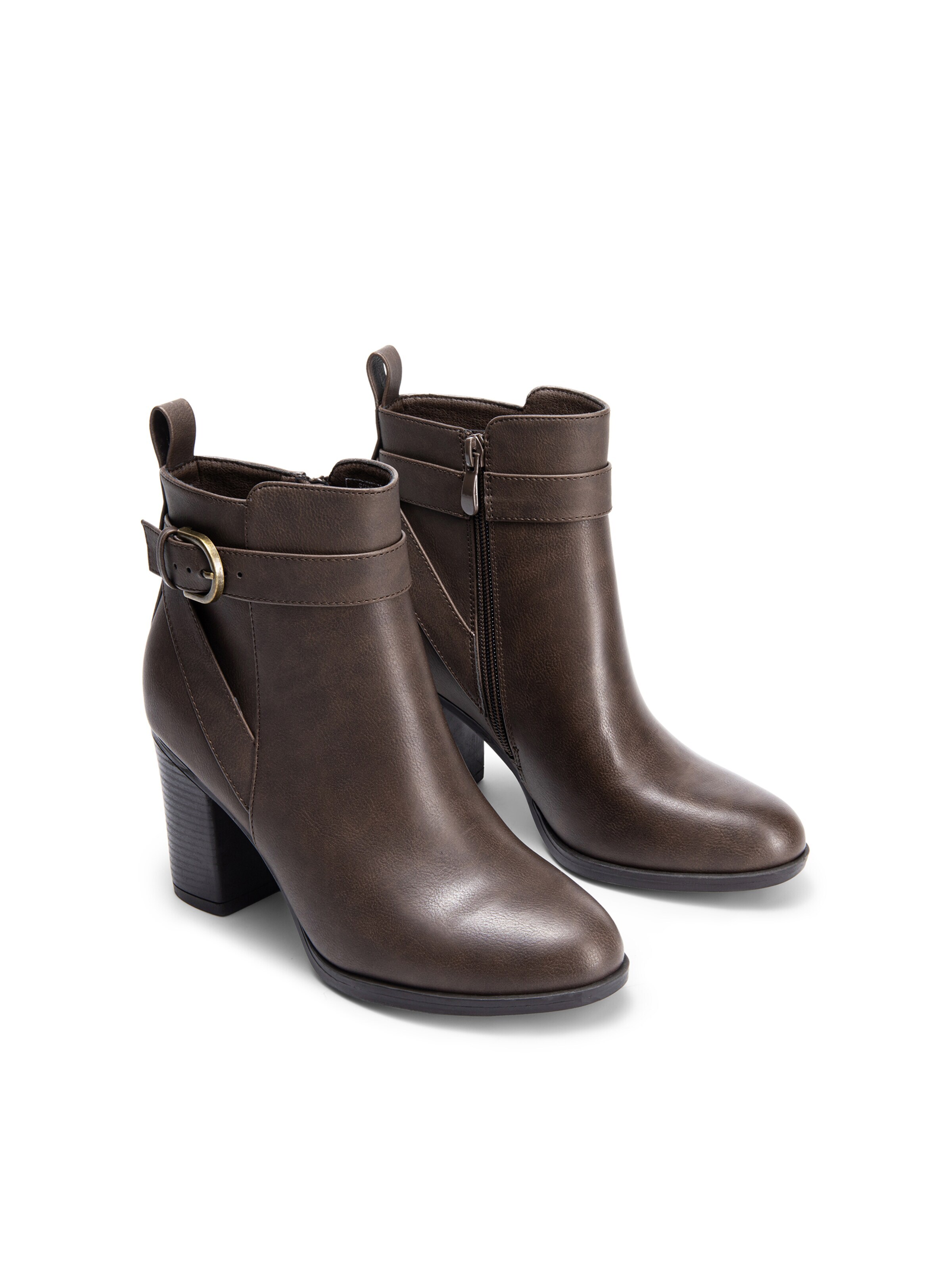 Dream Pairs Enkellaarsje in Bruin