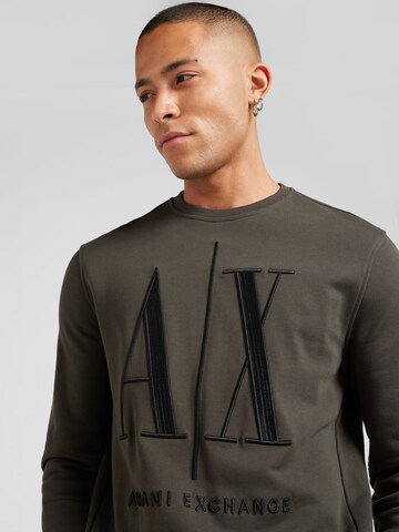 ARMANI EXCHANGE Regular fit Sweatshirt in Green