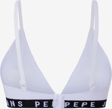 Pepe Jeans Triangle Bra in White