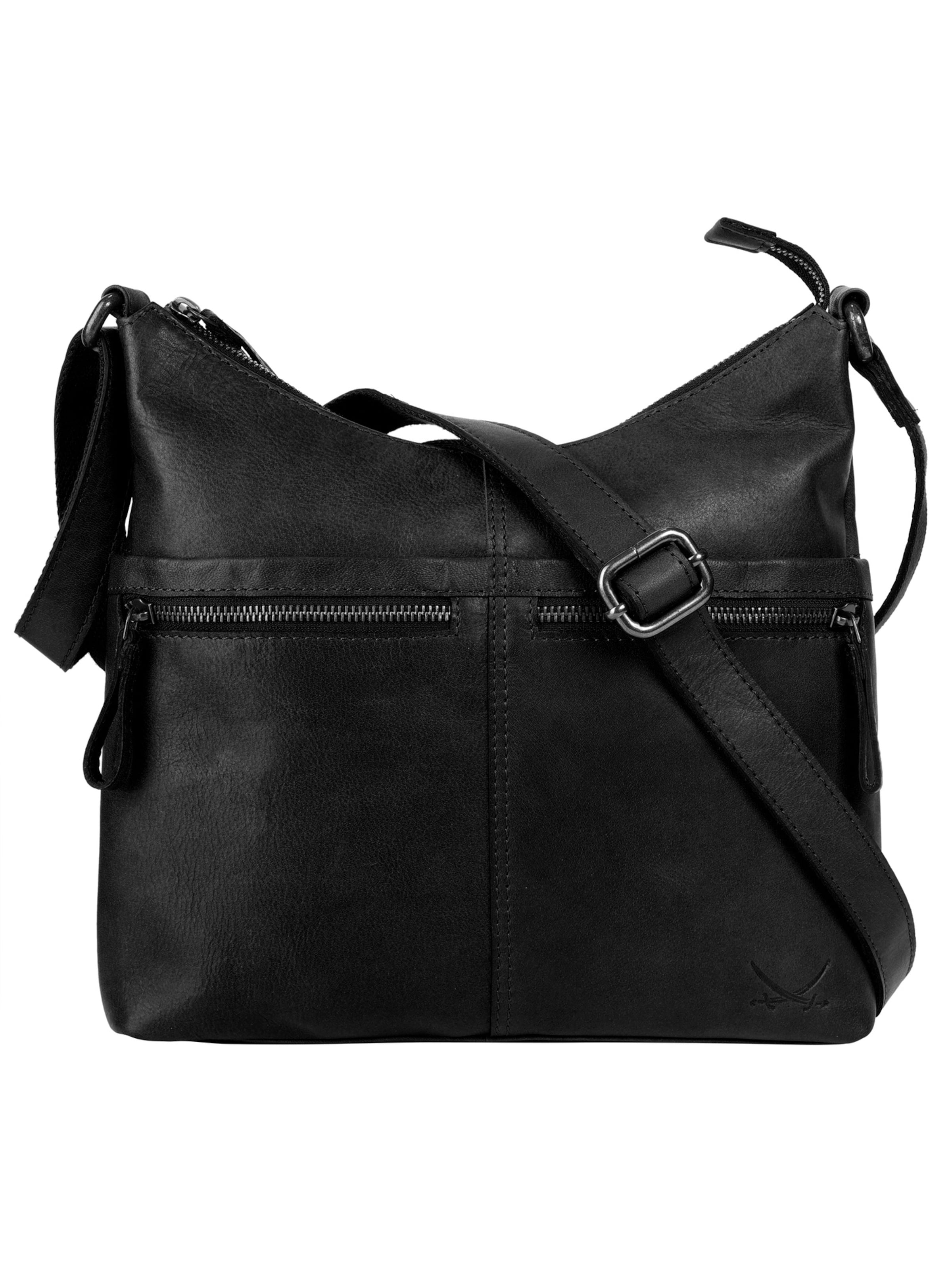 SANSIBAR Crossbody bag in Black: front