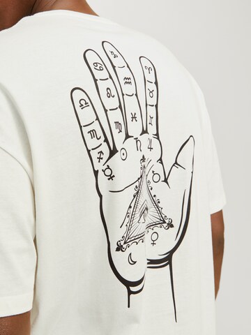 JACK & JONES T-shirt 'JJMystic' i vit