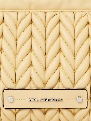 Karl Lagerfeld - Bolso de hombro en amarillo
