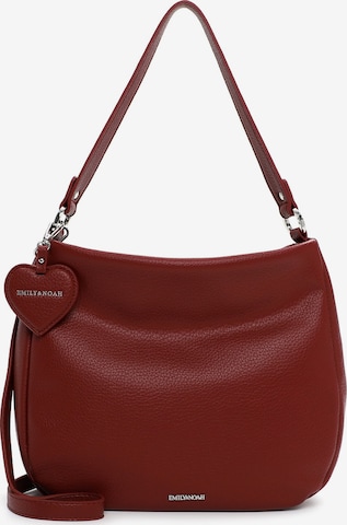 Emily & Noah Schoudertas 'Enie' in Rood: voorkant