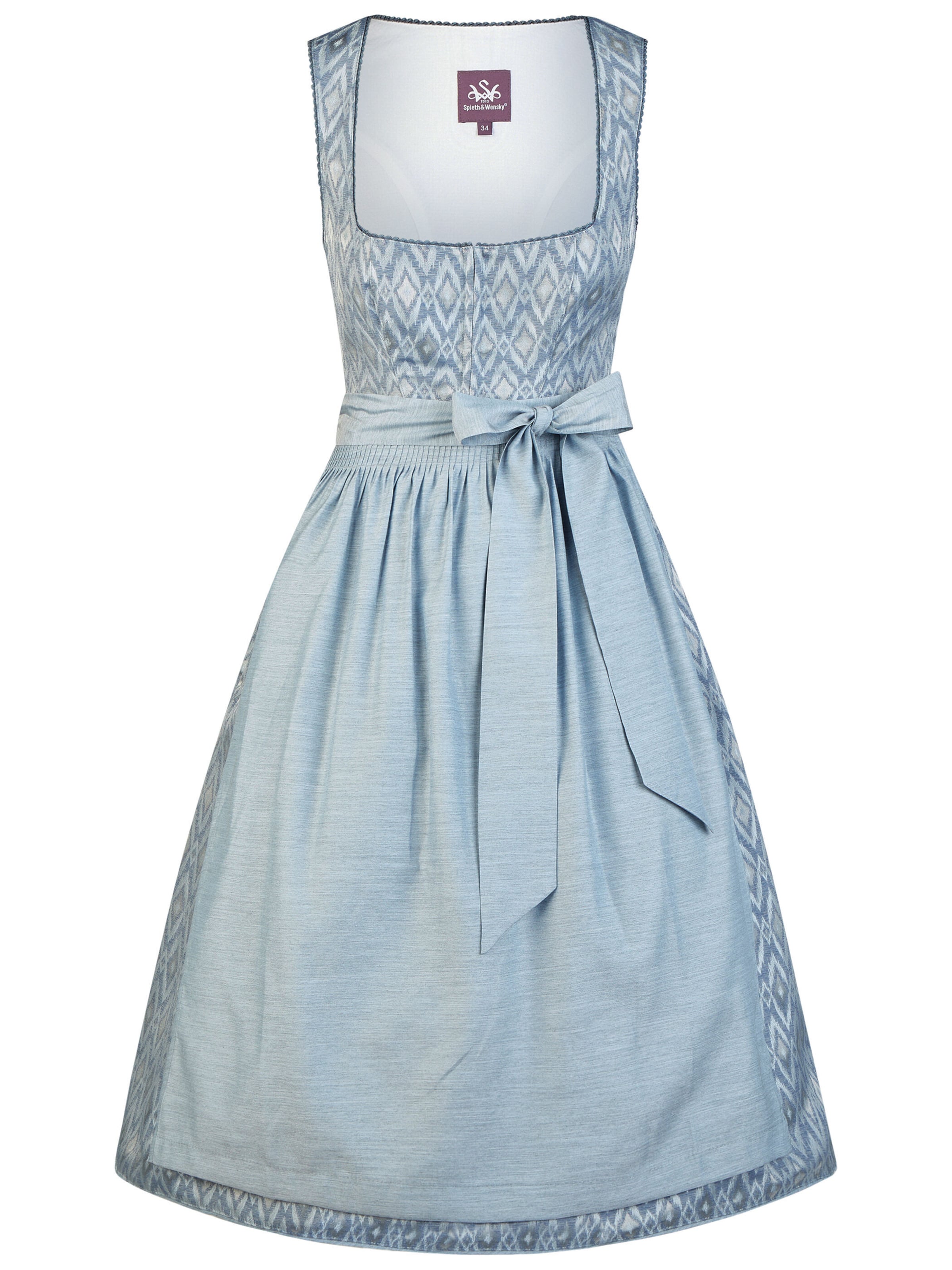 Dirndl 'Hermine' SPIETH & WENSKY en bleu : devant