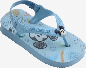 HAVAIANAS Open schoenen 'Disney Classics' in Blauw: voorkant