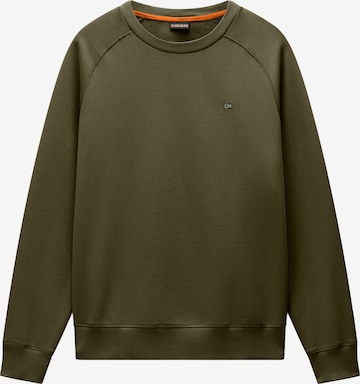 NAPAPIJRI - Sweatshirt 'NEDLES' em verde: frente