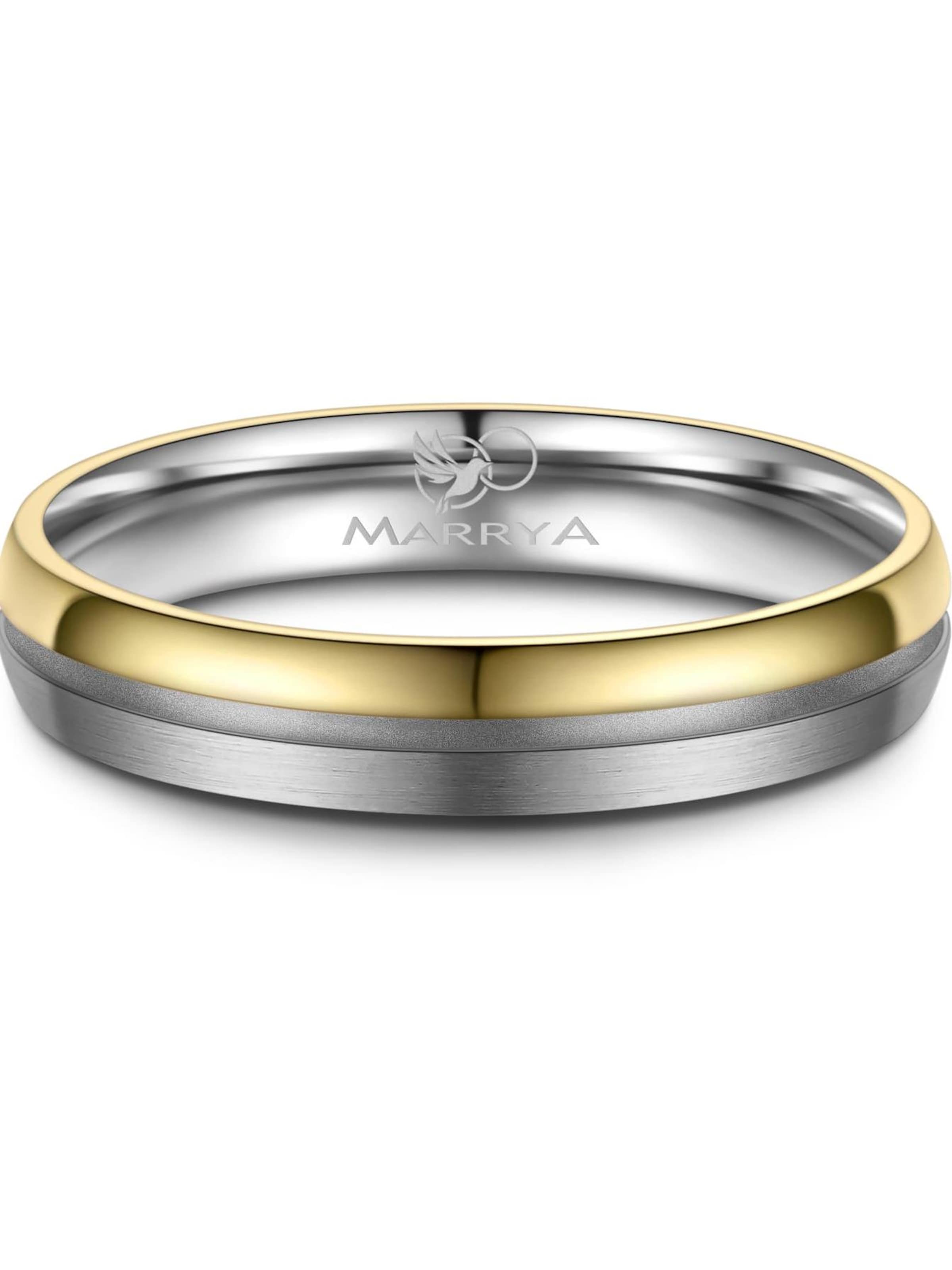 MARRYA Ring 'MARRYA TI-13 Ehering aus Titan' in Yellow
