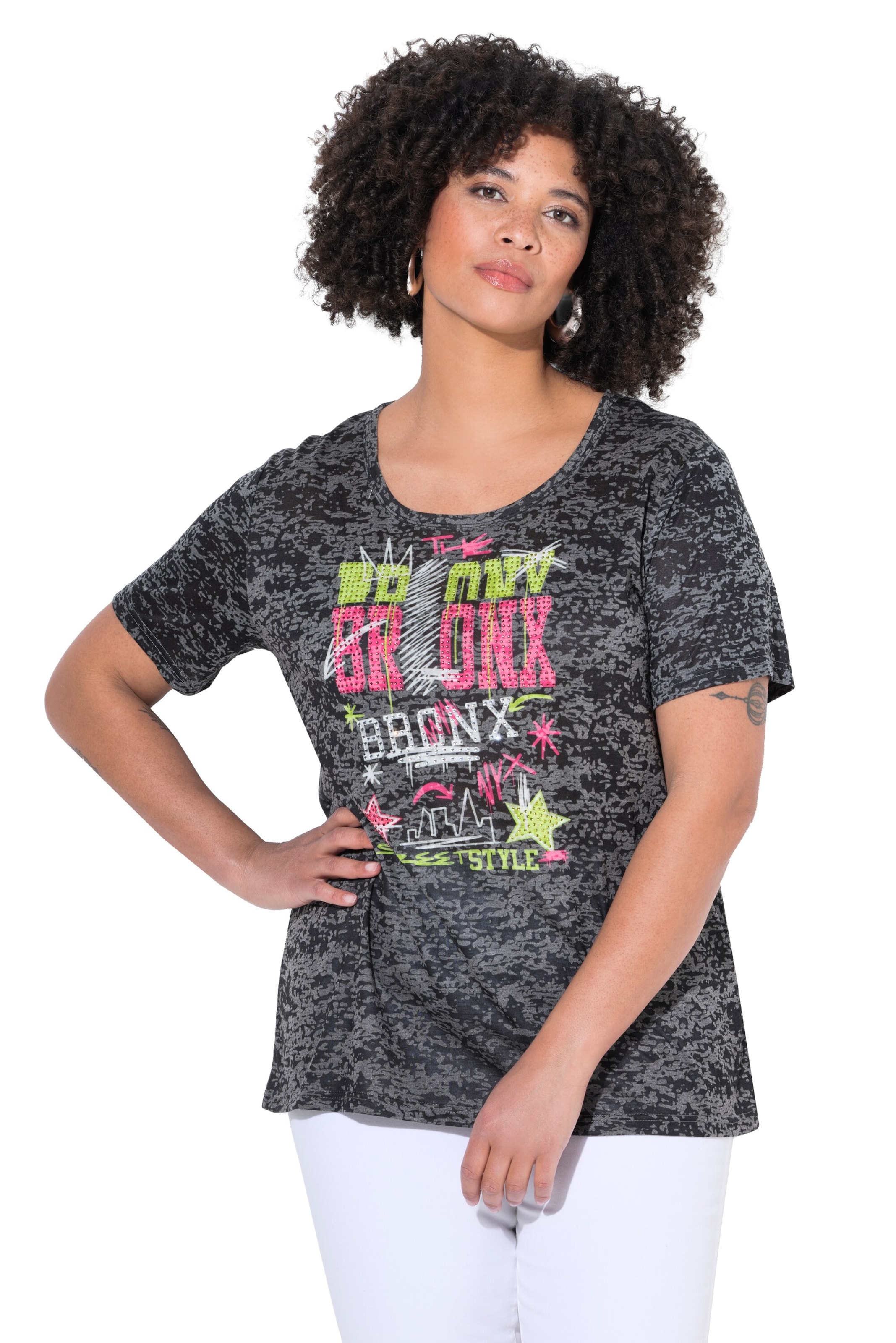 Angel of Style Shirt in Zwart: voorkant