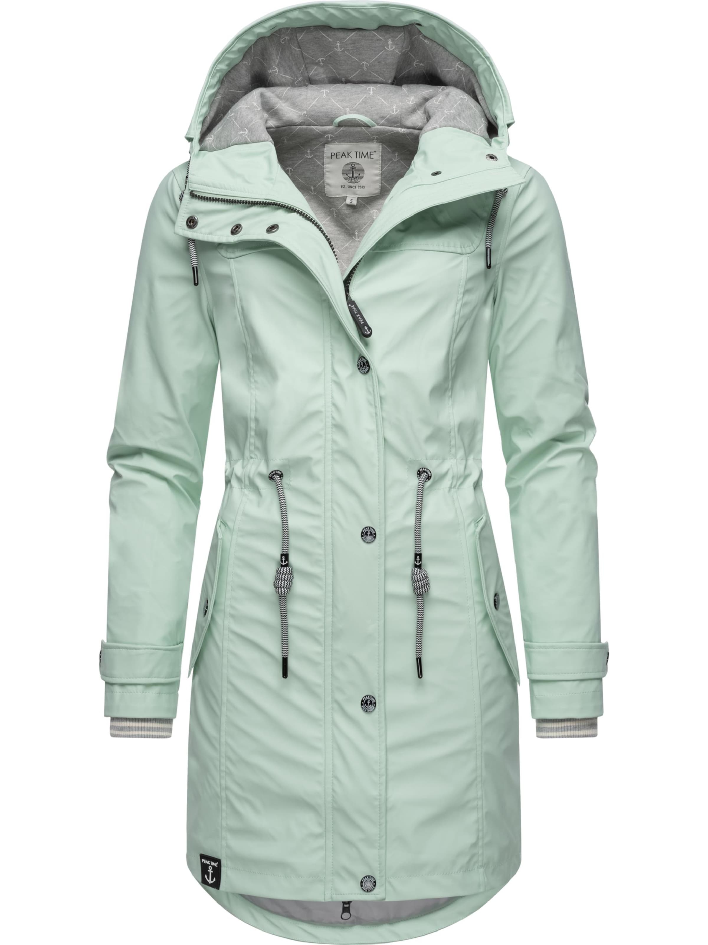 Peak Time Λειτουργικό παλτό 'L60042' σε πράσινο: μπροστά