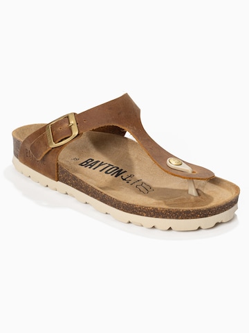 Tongs 'MERCURE' Bayton en marron