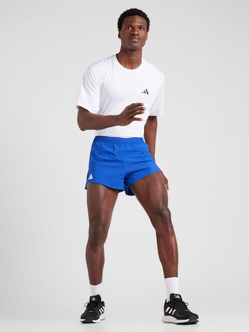mėlyna ADIDAS PERFORMANCE Standartinis Sportinės kelnės 'Adizero Essentials'