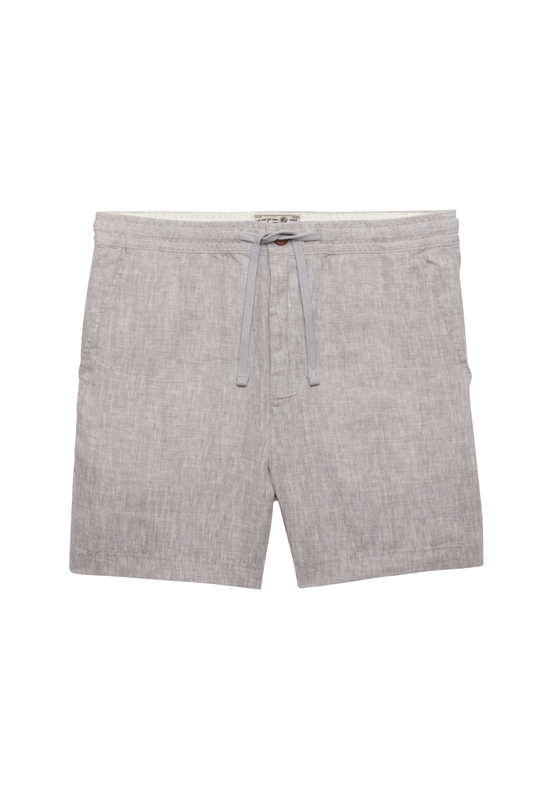 Superdry & Co Slimfit Broek 'The Merchant Store' in Grijs: voorkant