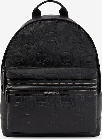 Karl Lagerfeld Backpack in Black: front