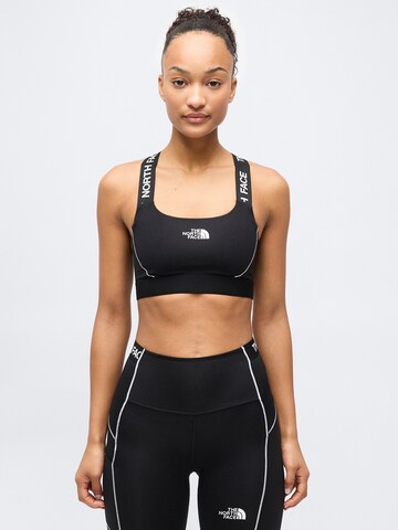 THE NORTH FACE T-shirt Sportovní podprsenka 'CAMBRENA' – černá: přední strana
