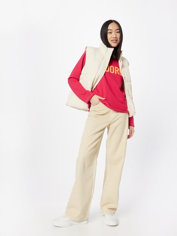 Zwillingsherz Sweatshirt 'Anika' in Pink