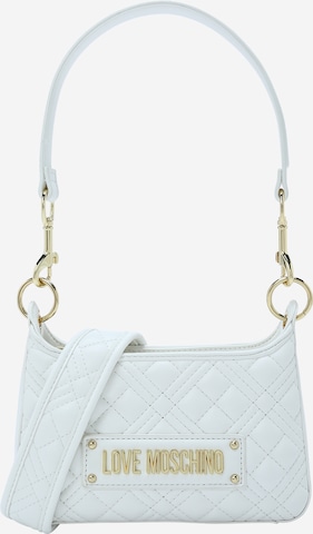 Love Moschino Handbag in White: front